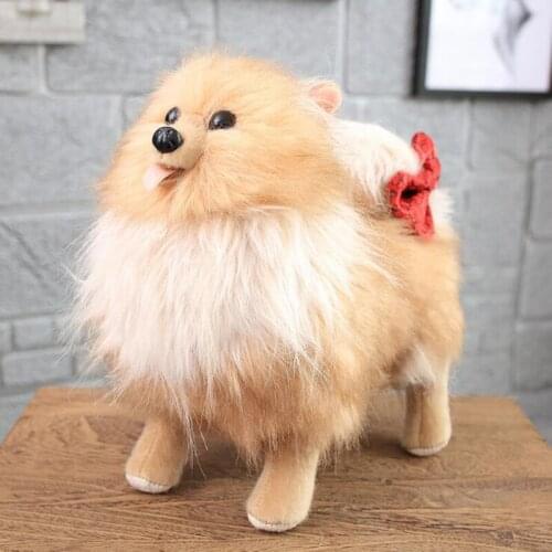 Simulation stuffed Hiromi dog Children plush toy baby kids cute dog animals gift