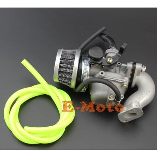 HS PZ19 19mm Lever Choke Carby Carburetor Carb Air Filter Intake Pipe 50 70 90 110cc PIT Quad Dirt Bike ATV Buggy Free Shipping