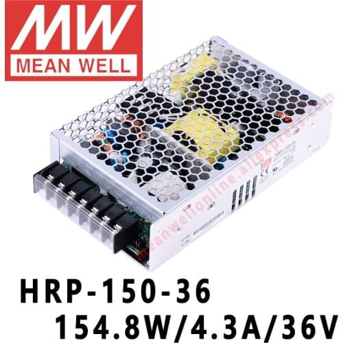 Mean Well HRP-150-36 meanwell 36V/4.3A/154.8W DC Single Output with PFC Function Switching Power Supply online store