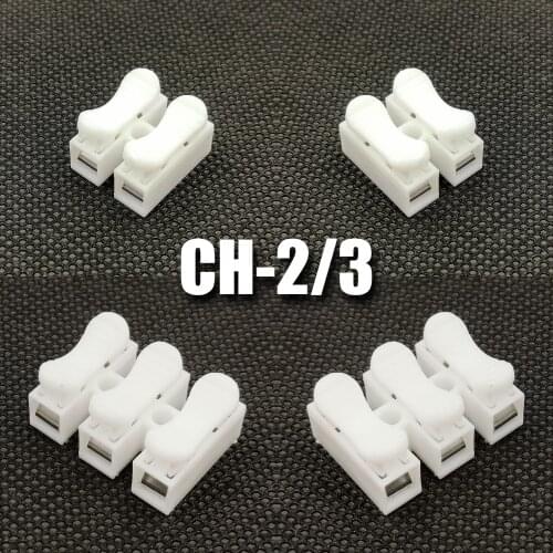 G7 White Color Model CH-2 CH-3 Wire Connector Voltage 250V Wiring Terminal Block Free Russia Shipping