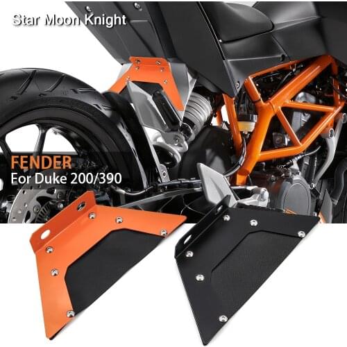 Motorcycle accessories For Duke 200 duke 390 CNC Aluminum Rear Fender Extension Plate Fender Extension Frame mudguard 2017 2018