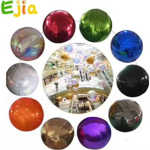 0.8/1.0/1.5/2m PVC Inflatable Mirror Ball , Inflatable Mirror Balloons for Party/ Show/Commercial/Advertising Decoration