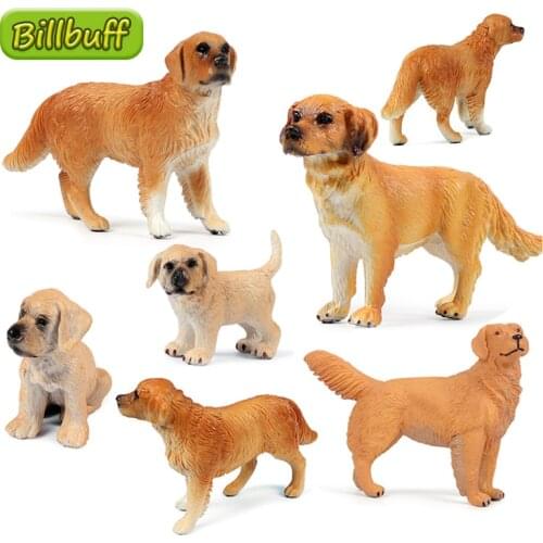 DIY Simulation Dog Animals Action Hound Figures Collection Lifelike PVC High Quality Model Education Toys for children Kids Gift