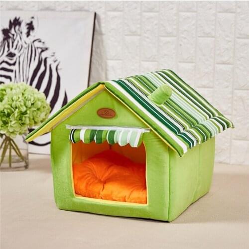 Removable and washable Cat nest dog nest warm in winter Plush thickened pet supplies pet house