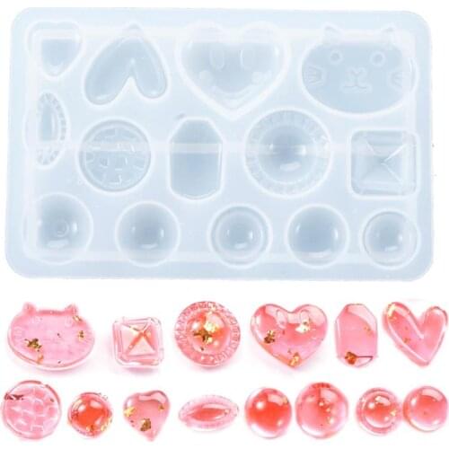 Silicone Pendant Mold Earrings Epoxy Resin Molds Casting Mold For DIY Jewelry Making Findings Supplies Accessories