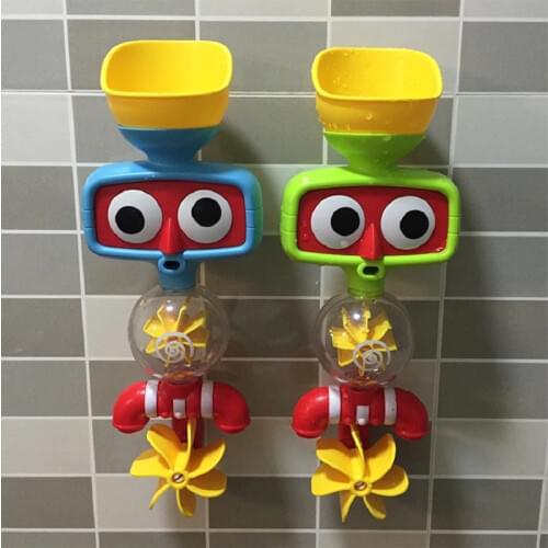 Sozzy Baby Bath Playset Tub Toy Water Wheel Newborn Paddle Interest Boy Bathing Toys Girl Water Spraying Tool Waterproof Windmil