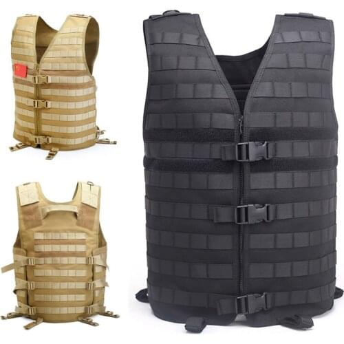 Tactical Molle Modular Utility Vest Airsoft Combat Breathable Mesh Outdoor Adjustable Vest CS Wargame Waistcoat Hunting Gear