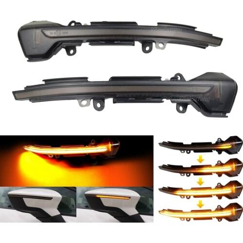 For SEAT Leon III Mk3 5F 13-18 Mk5 V Arona 17-18 LED Dynamic Turn Signal Light Flasher Mirror Flowing Water Blinker Indicator