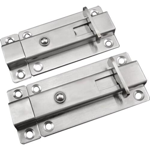 1pcs stainless steel automatic spring latch latch bathroom latch plug latch anti-theft hardware pin