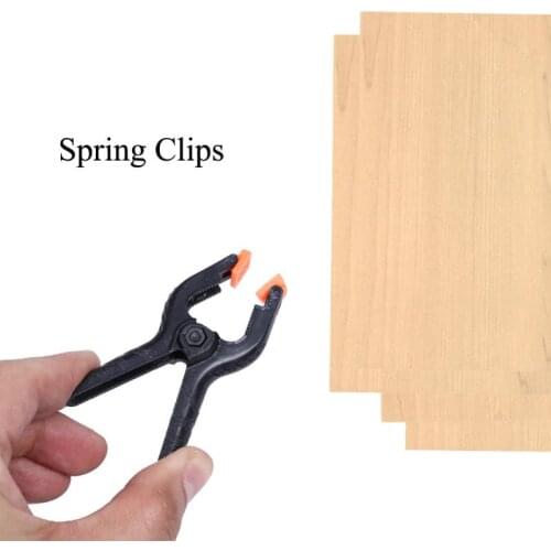 10PCS 2inch Spring Lovely Plastic Nylon Toggle Clamps For working Spring Clamps Album Studio Grip Clamp Wooden Clip