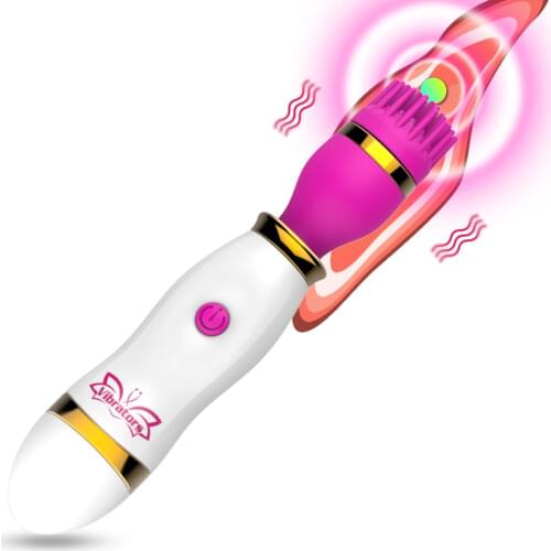 10 Speeds AV Stick Thorn Brush Vibrator G-spot Massager Clitoris Vagina Stimulator Sex Toys for Women Adult Products