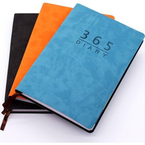 365 Diary Notebook 2022 Journal Double Side Notepad PU Leather Cover Waterproof Material Notebooks Booklet School Office Supplie