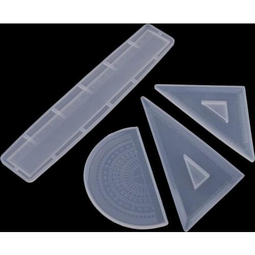 4 Pcs Silicone Mold Rulers Mold Diy Silicone Mold Make Jewelry Pendant