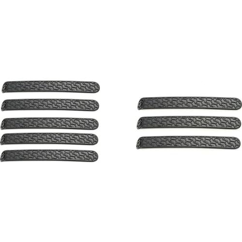 Car Door Grab Handle Inserts Cover Decoration Trim Kit for Jeep Wrangler JK 2007-2017