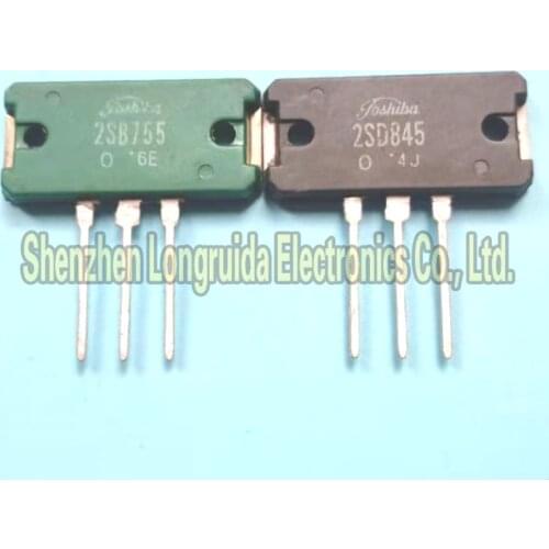 2Pair Used Electronic 2SB755 2SD845 B755 D845 audio amplifier on the tube for