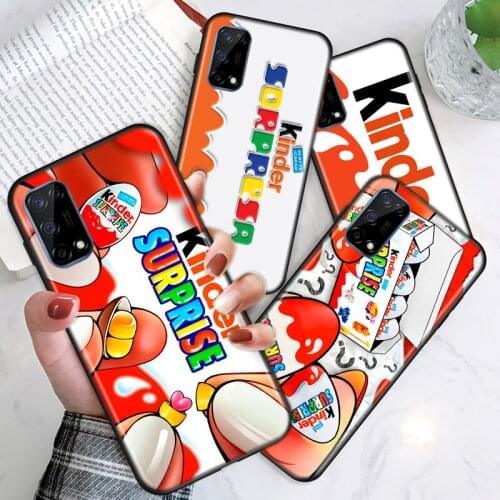 Trolly egg KINDER JOY Surprise For Realme V15 X50 X7 X3 superzoom X2 C17 C11 C3 7i 7 6i 6S 6 5 Narzo 20 5G Phone Case