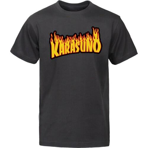 Men Anime Haikyuu Hot Summer Tshirts T Shirt Short Sleeve Tees Japanese T-Shirts Hip Hop Round Neck Tops Volleyball Club Shirt