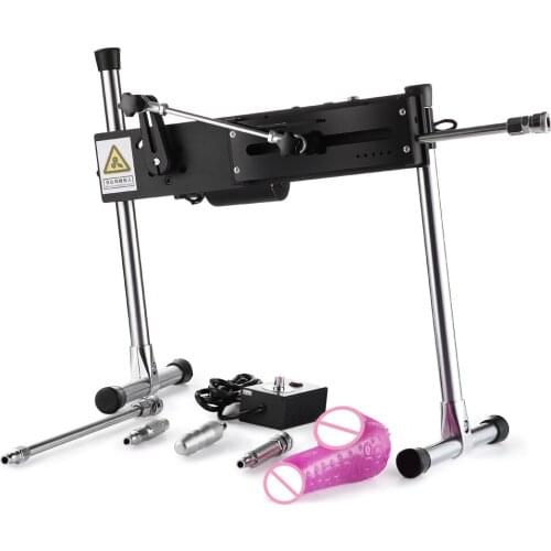 FAAK Sex Machine for Women and Men with Big Dildo Attachments Automatic Masturbation Telescopic Machine Adult Sex Toys Vibrator