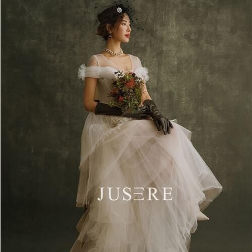 JUSERE V-neck Wedding Dresses