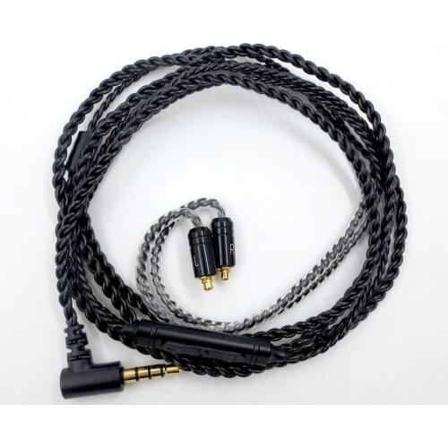 Headphone Cable with MIC for Shure SE215 SE315 SE425 SE535 SE846 LS50 IS70 A2DC IM50 IM70 IE80 IE8 IE81 MMCX 0.78mm 2pin Cable