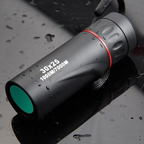 HD Monocular Telescope 30X25 Waterproof Mini Portable Zoom 7X Scope For Travel Hunting MC889