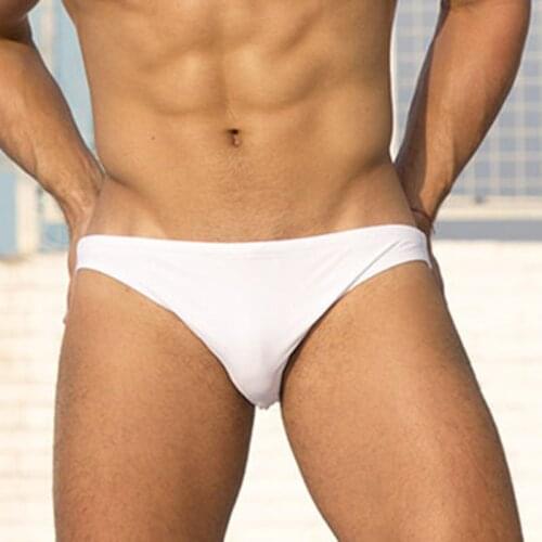 Hot Sexy Mens Swim Briefs Gay Swimwear Men Bikini Swimsuit Youth Boy Mini Swimming Trunks Bathing Beachwear Shorts Desmiit Tanga