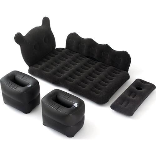 Car Air mattress Flocking Car Travel Bed Outdoor Home camping sofa bed Automatic Air Matting with cadeirinhas inflatable pillow