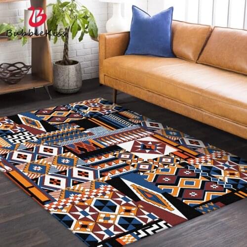 Bubble Kiss Carpets For Living Room Ethnic Style Color Geometric Rugs Home Decor Bedroom Sofa Customized Large Door Floor Mat