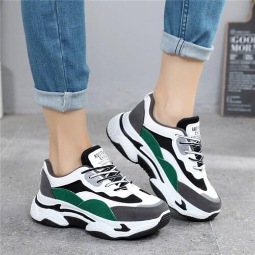 New Hot Sale Spring Fashion Women Casual Shoes Mesh Platform Shoes Women Sneakers LadiesTrainers Chaussure Femme