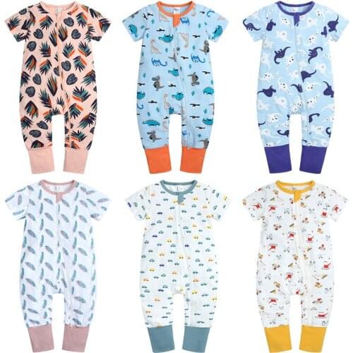 Baby Girl Clothes For New Born Childrens Wear Summer Clothes Household To Take Baby Pajamas Baby Rompers Suit Baby Clothing