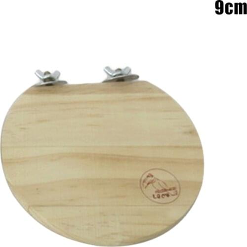 Pet Bird Perch Platform Stand Wood for Small Animals Parrot Parakeet Conure Cockatiel Budgie Cockatoo JA55