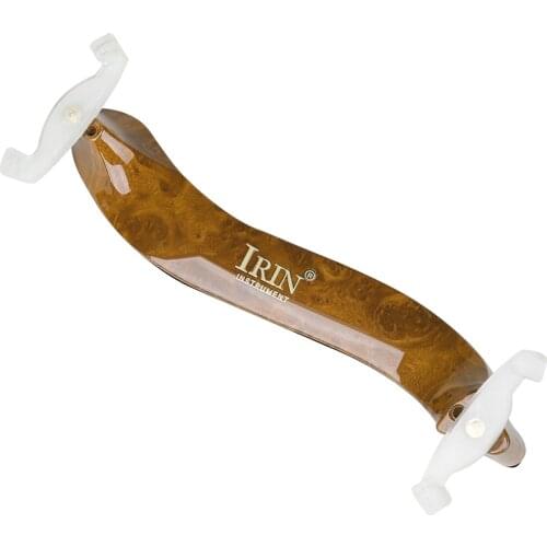 IRIN Violin Shoulder Rest for 4/4 and 3/4 Violins with Adjustable Feet Thick Foam Pad Suitable for Different Violin Neck Lengths