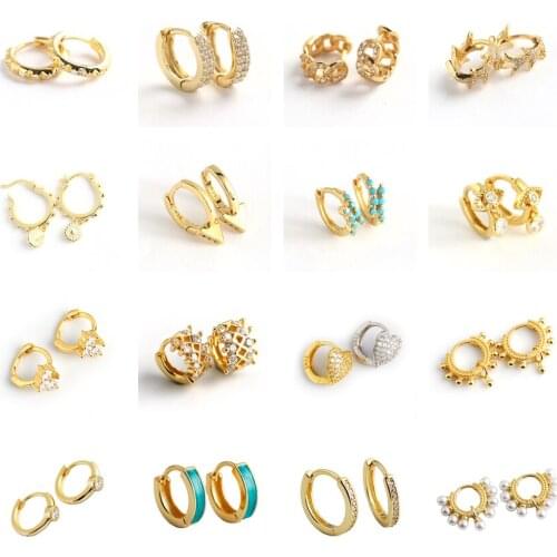 PONYKISS Romantic 925 Sterling Silver Round chic Zircon Hoop Earrings for Women Party Fine Jewelry Accessories Girl Gift