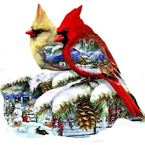 Christmas Snow House Diamond Embroidery Kit 5D DIY Full Square Diamond Mosaic Painting Cross Stitch Wall Sticker Decor Gift