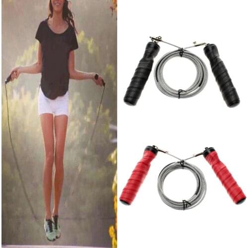 12.8m Speed Skipping Jump Rope Adjustable Steel Wire Crossfit Exercise Gym Training Portable Home Gym Workout