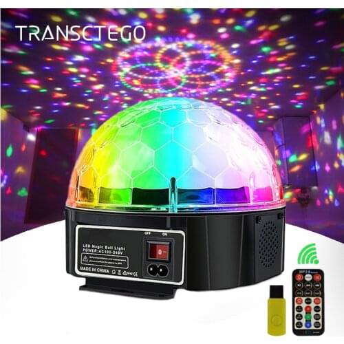 Stag Lighting Effect Stage Lights Disco Ball Bluetooth 21Mode Lights Music Ball Sound Control Color Laser Projector Stage Lights