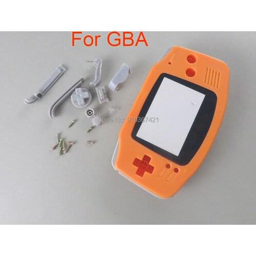 1set Replacement housing shell cover case w/ conductive rubber pad buttons Full set for Game Boy Advance GBA Game console