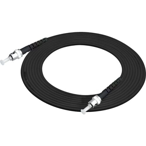 164FT Outdoor Armored 50Meters ST-ST Simplex 9/125 Singlemode Fiber Optic Cable Patch Cord Jumper ST to ST ST/PC-ST/PC