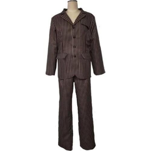 2021 Doctor Who Tenth 10th DR. David Tennant Cosplay Costume Brown Suit Male Suits Daily