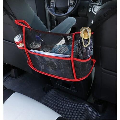 Car Seat Middle Multifunctional Storage Bag Net Pocket For Land Rover Discovery 5 4 3 LR4 LR3 Defender Range Rover Sport Vogue