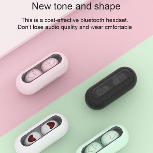 Mini Wireless Headphones Bluetooth 5.0 earpone 3D Stereo HIFI sound ear buds With Microphone Headset PK i12 tws for phones