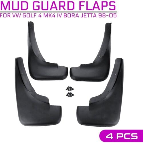 For VW Golf 4 Mk4 IV Bora Jetta 1998-2005 Car Mud Flaps Mudflaps Splash Guards Front Rear Fender Mudguards