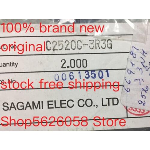 C2520C-3R3G SMD 100% new original freeshipping STOCK 50PCS-2000PCS/LOT