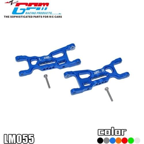 GPM Aluminum Front Lower Arms for Losi 1/18 Mini-t2.0 2wd Stadium Truck RTR Replace LOS214003