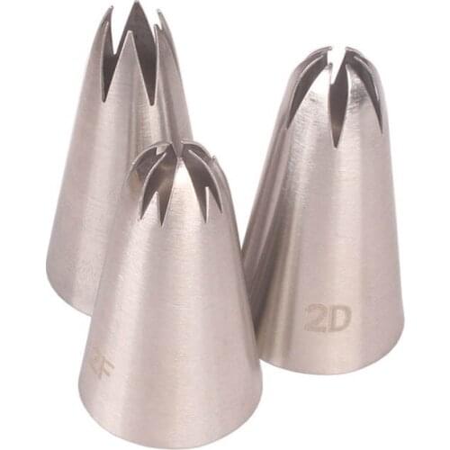 Pastry nozzles Cream cake socket stainless steel dessert tools for confectionery piping decoration accessories baking equipment