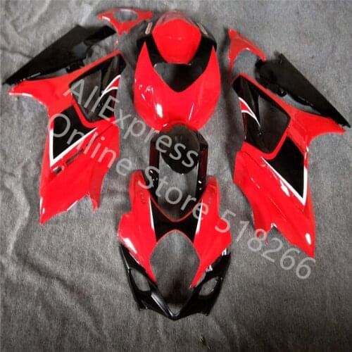 Red black motorcycle fairing kit FOR SUZUKI 2007 2008 GSXR1000 07-08 fairings kits 07 08 gsxr 1000 2007 2008 fairing