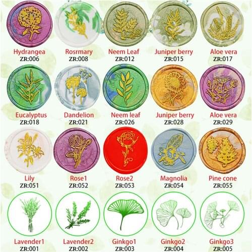 Natural tree Plant wax seal Copper head Curlicue Alphabet Scrapbooking Vintage Ancient Seal Retro Stamp gift HIGH QUALITY