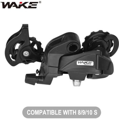WAKE Bicycle MTB 8 9 10 Speed Rear Derailleur MTB Bike Derailleur Spare Parts High Strength Steel Derailleur