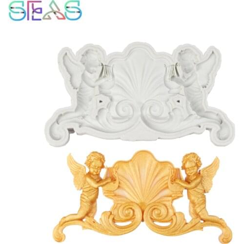 Silicone Molds Cake Mold Little Angel Decorating Tools Chocolate Resin Molds Pastry Tools Accessories Baking Molds Baking Molds