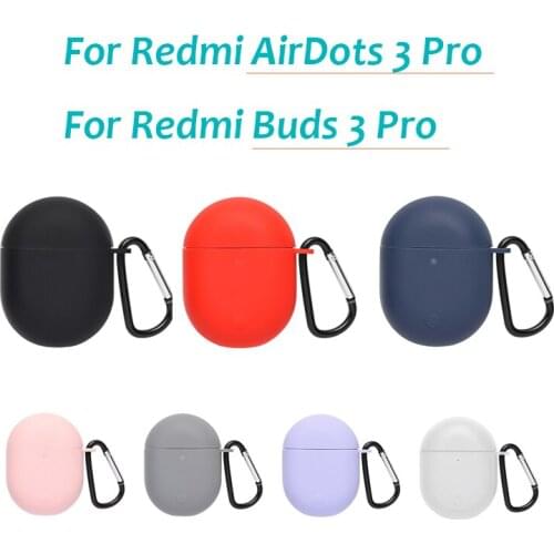 New Silicone Cover Headphone Case For Redmi Air Dots Headphone Cover For Xiaomi Redmi AirDots 3 Pro/Redmi Buds 3 Pro Case